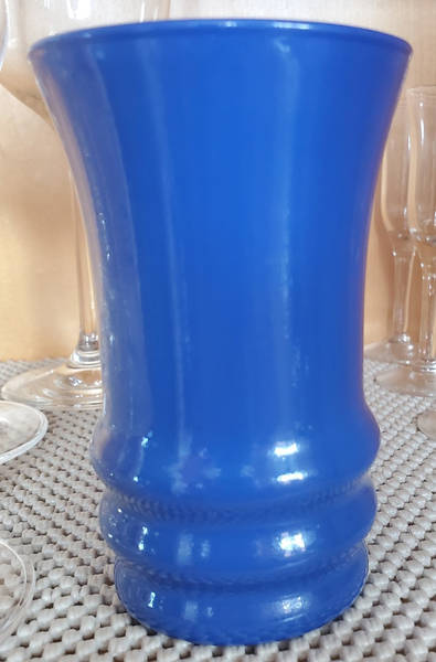 Rainbow Cobalt Blue 9 Oz Flat Tumbler