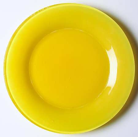 Rainbow Yellow (Bright) Luncheon Plate