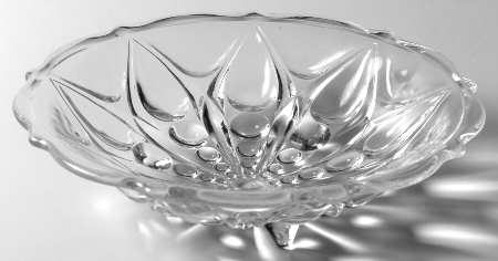 920 Clear 7" Shallow Round Bowl