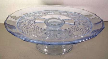 Avalon Blue Round Cake Stand