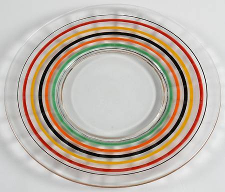 Panelled Ring Ding Luncheon Plate