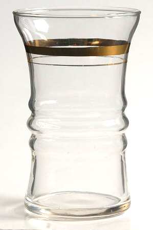 3328 Gold 9 Oz Flat Tumbler