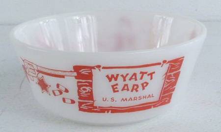 Wyatt Earp Child's Bowl