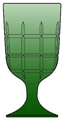 Tartan Dark Green (Olive) by Anchor Hocking