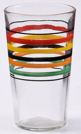 Panelled Ring Ding 5 Oz Flat Tumbler