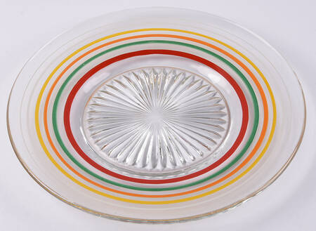 Panelled Ring Ding Luncheon Plate