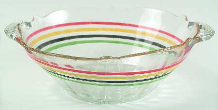Panelled Ring Ding 8" Handled Bowl