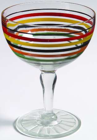 Panelled Ring Ding Champagne/Tall Sherbet