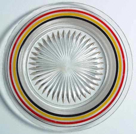 Panelled Ring Ding Luncheon Plate