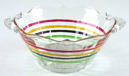 Panelled Ring Ding 6" Handled Bowl