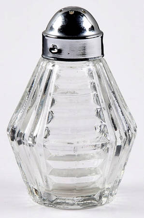 AHC34 Clear Shaker with Metal Lid
