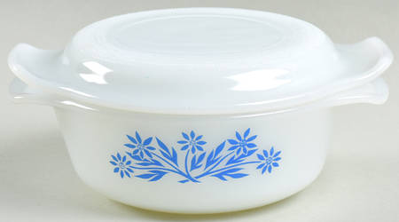 Cornflower Individual Casserole & Lid