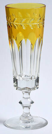 Hilaeria Amber Fluted Champagne