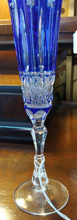 Ardella Cobalt Blue Fluted Champagne