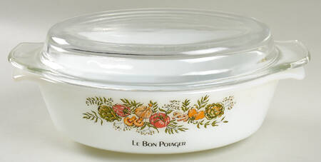 Le Bon Potager Casserole-Covered/Oval--1.5 Qt