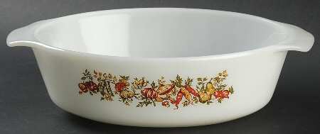 Le Bon Potager 1.5 Quart Oval, Covered Casserole, No Lid