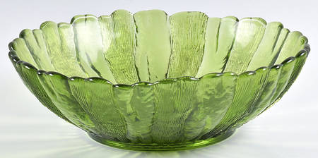Country Garden Avocado Green 10" Salad/Fruit/Dessert/Chip Serving Bowl