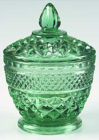 Wexford Green Sugar Bowl & Lid
