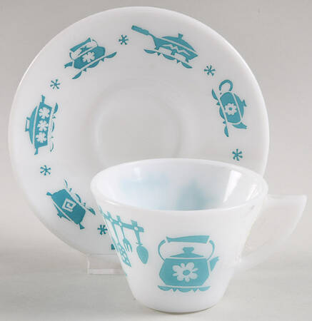 Kitchen Aids Turquoise Cup & Saucer Set