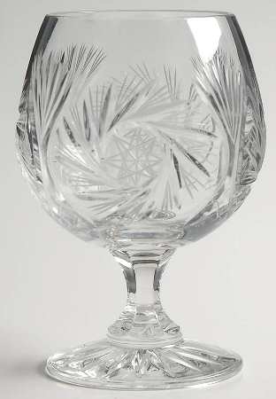 Pinwheel Brandy Glass