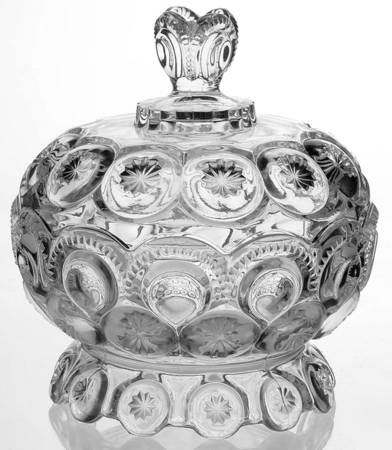 Palace Clear 6" Compote & Lid