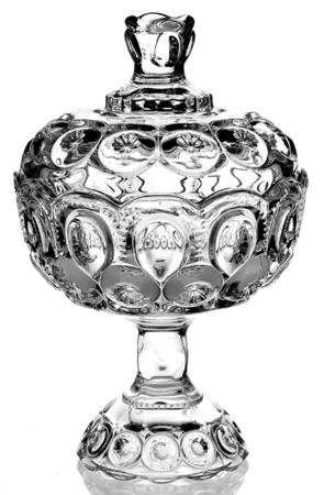 Palace Clear 10" Compote & Lid