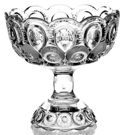 Palace Clear 10" Compote No Lid