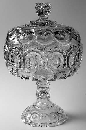 Palace Clear 16" Tall Compote & Lid