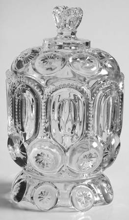 Palace Clear Sugar Bowl & Lid