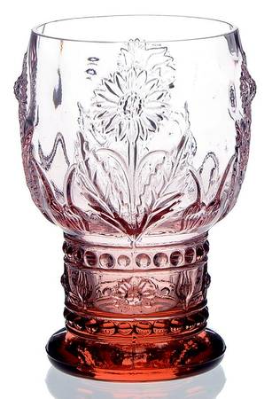 Helianthus Pink Water Goblet