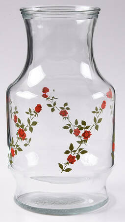 Red Roses (Newer) Open Carafe