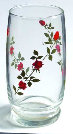 Red Roses (Newer) 10 Oz Flat Tumbler