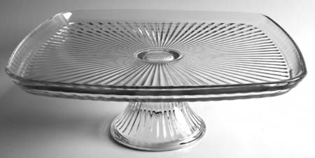 Union Square (Clear) Square Cake Stand