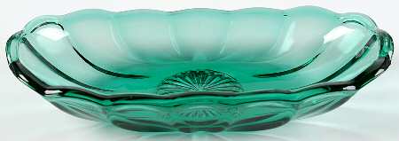 Fountainware Emerald Green Flat Banana Split