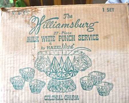 Williamsport Milk Punch Bowl with Stand