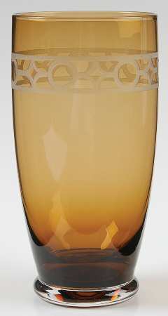Gazebo Amber Highball Glass