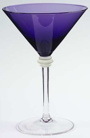 Halo Plum Martini Glass
