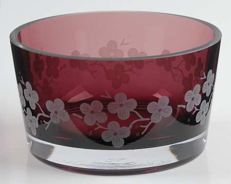 Cherry Blossom Amethyst Small Fruit Dessert Bowl