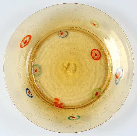 Fiore Amber Canape Plate