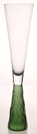 Presscott Green Fluted Champagne