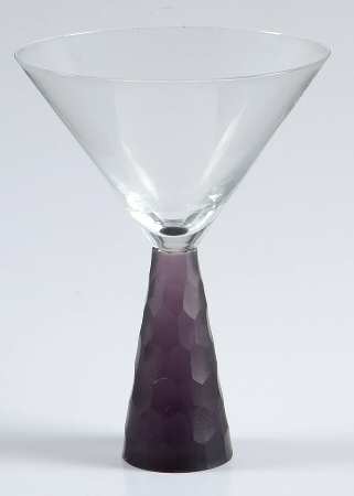 Presscott Plum Martini Glass