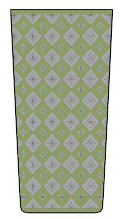 Empire Olive Green Highball Glass