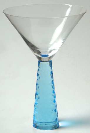 Presscott Aqua Martini Glass