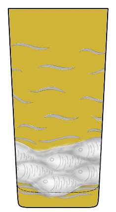 Sardinky Amber Highball Glass