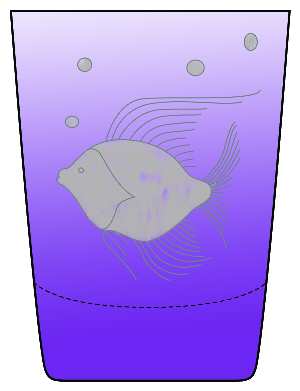 Sea Life Purple Old Fashioned