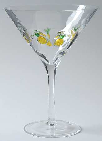 Pineapple Welcome Martini Glass