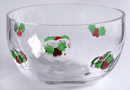Holly Days Open Candy Dish