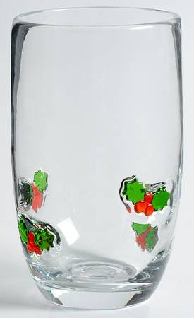Holly Days Highball Glass