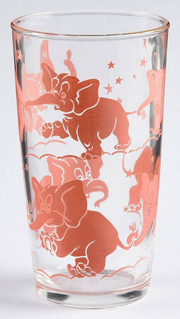 Pink Elephant 10 Oz Flat Tumbler