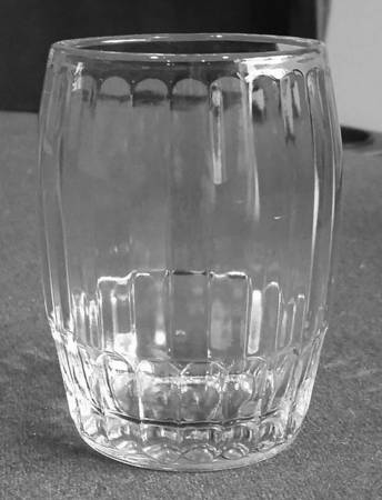 Barrel Clear 9 Oz Flat Tumbler